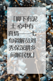 脚下有泥土 心中有真情——七旬调解员刘秀保深耕乡间解民忧