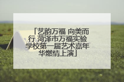艺韵万福 向美而行 菏泽市万福实验学校第一届艺术嘉年华燃情上演