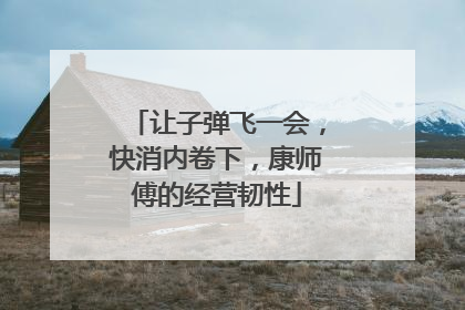 让子弹飞一会,快消内卷下,康师傅的经营韧性