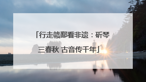 行走赣鄱看非遗：斫琴三春秋 古音传千年