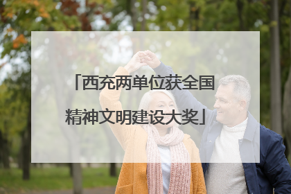西充两单位获全国精神文明建设大奖