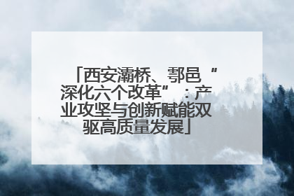 西安灞桥、鄠邑“深化六个改革”：产业攻坚与创新赋能双驱高质量发展