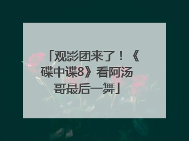 观影团来了！《碟中谍8》看阿汤哥最后一舞