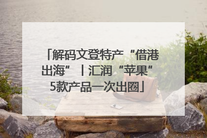 解码文登特产“借港出海”丨汇润“苹果”5款产品一次出圈