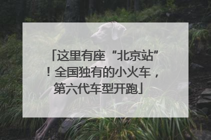 这里有座“北京站”！全国独有的小火车，第六代车型开跑