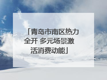 青岛市南区热力全开 多元场景激活消费动能