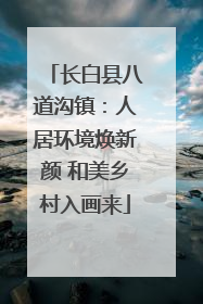 长白县八道沟镇：人居环境焕新颜 和美乡村入画来
