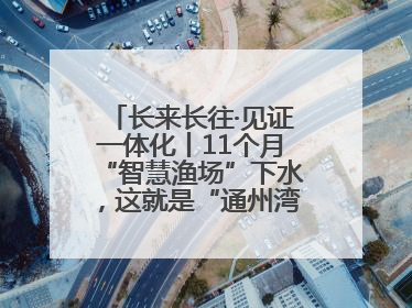 长来长往·见证一体化丨11个月“智慧渔场”下水，这就是“通州湾速度”！