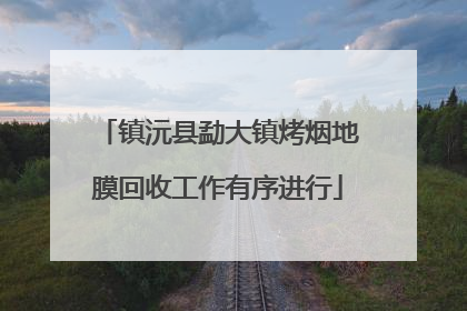 镇沅县勐大镇烤烟地膜回收工作有序进行