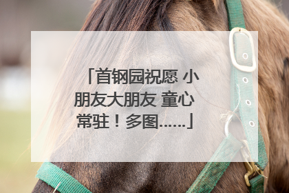 首钢园祝愿 小朋友大朋友 童心常驻！多图……