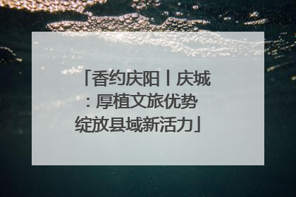 香约庆阳丨庆城：厚植文旅优势 绽放县域新活力
