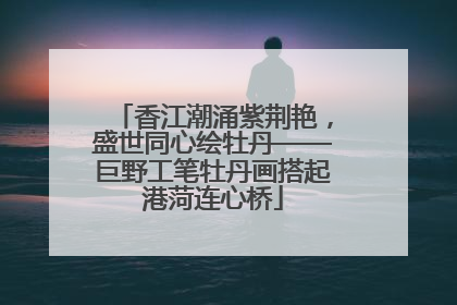 香江潮涌紫荆艳，盛世同心绘牡丹——巨野工笔牡丹画搭起港菏连心桥
