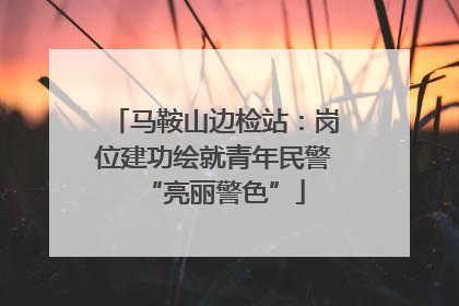 马鞍山边检站：岗位建功绘就青年民警“亮丽警色”