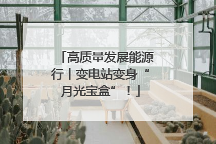 高质量发展能源行丨变电站变身“月光宝盒”！
