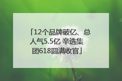 12个品牌破亿、总人气5.5亿 辛选集团618圆满收官