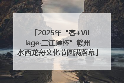 2025年“客+Village·三江匯杯”赣州水西龙舟文化节圆满落幕