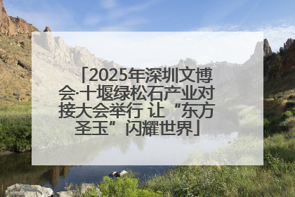 2025年深圳文博会·十堰绿松石产业对接大会举行 让“东方圣玉”闪耀世界