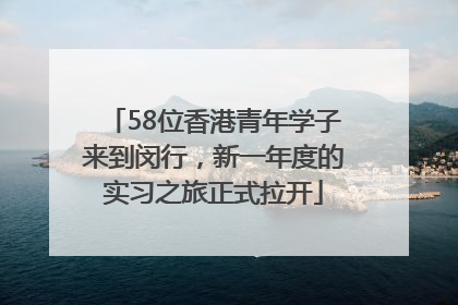 58位香港青年学子来到闵行，新一年度的实习之旅正式拉开