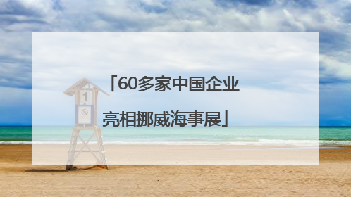 60多家中国企业亮相挪威海事展