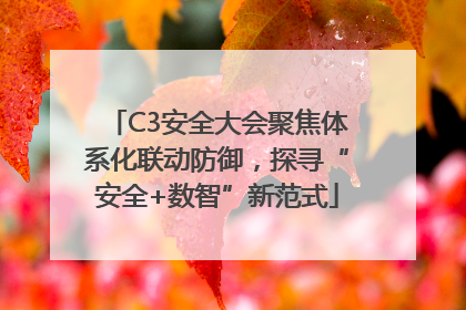 C3安全大会聚焦体系化联动防御，探寻“安全+数智”新范式